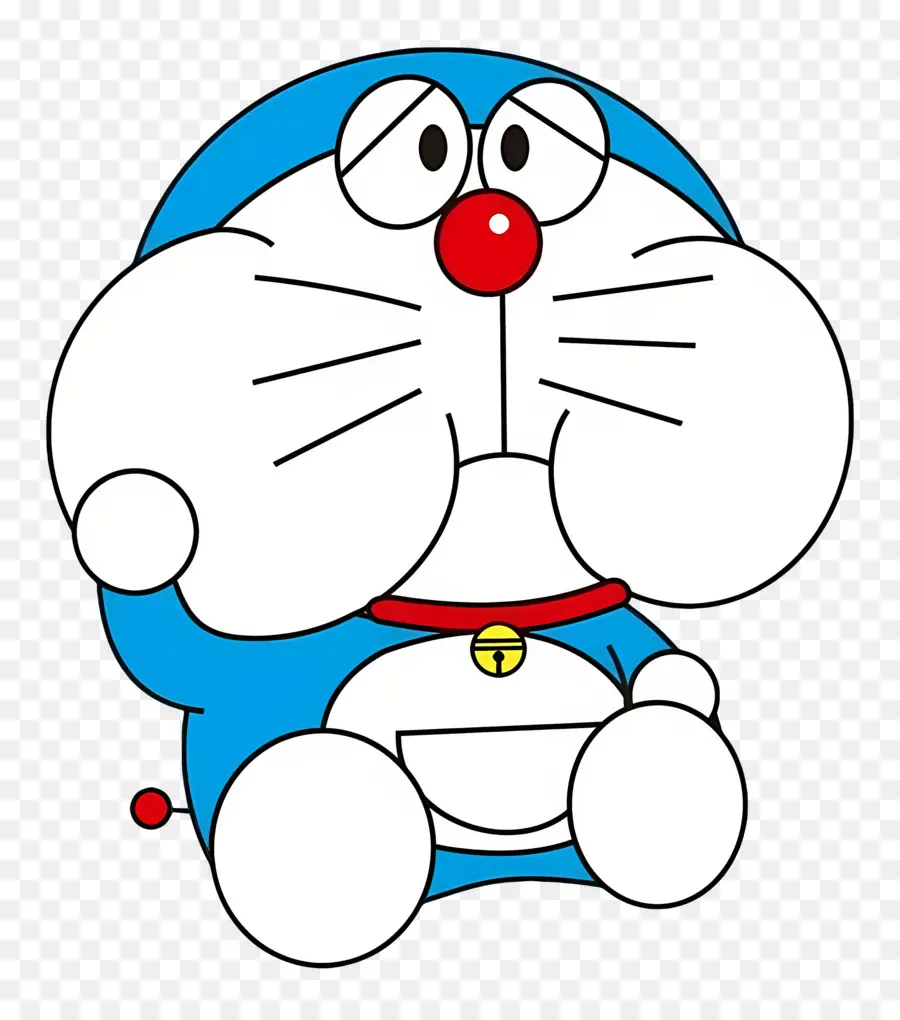 Doraemon，Robot Biru Memerah PNG