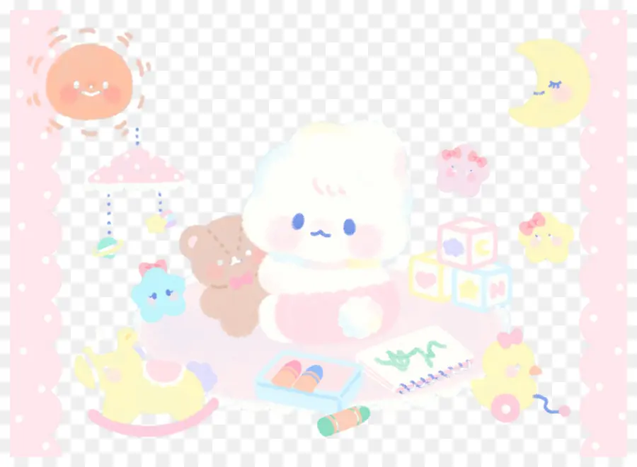 Harenochi Nyua，Doodle Hewan Yang Lucu PNG