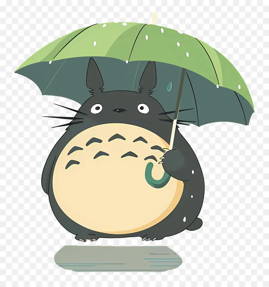 Totoro，Karakter Dengan Payung PNG