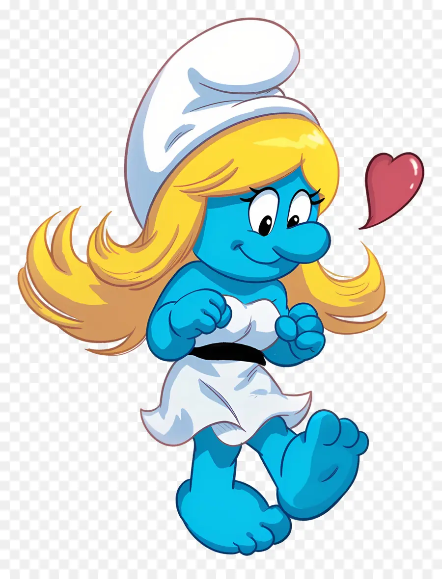 Smurfette，Smurf Biru PNG