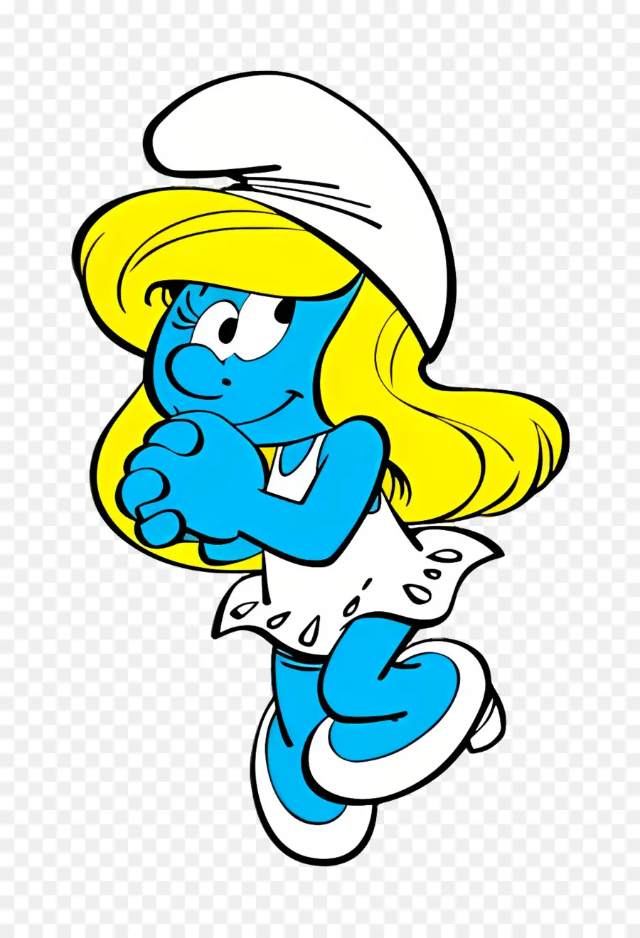 Smurfette，Karakter Kartun Biru PNG