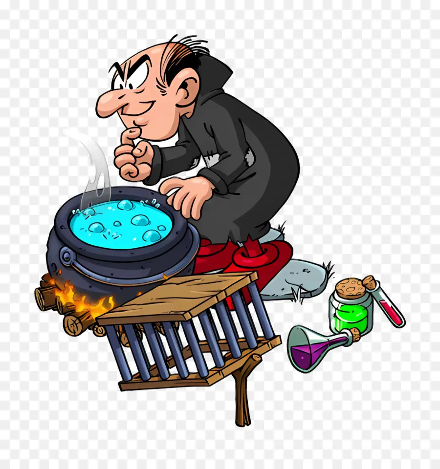 Gargamel，Penjahat Kartun Dengan Kuali PNG