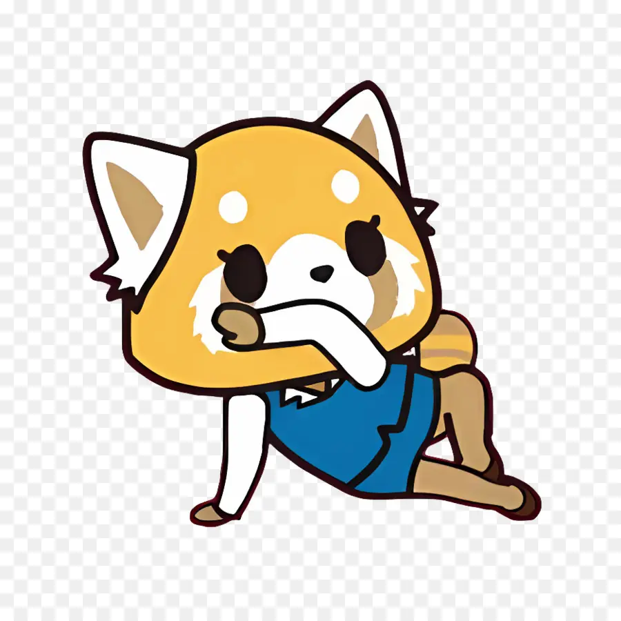 Aggretsuko，Panda Merah Yang Lucu PNG