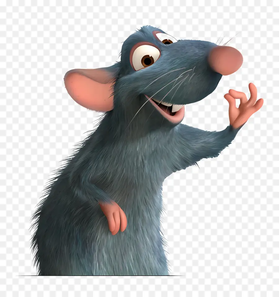 Ratatouille，Tikus Biru PNG