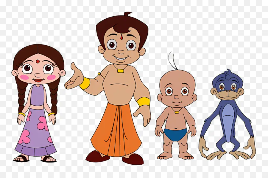 Chhota Bheem，Karakter Kartun PNG