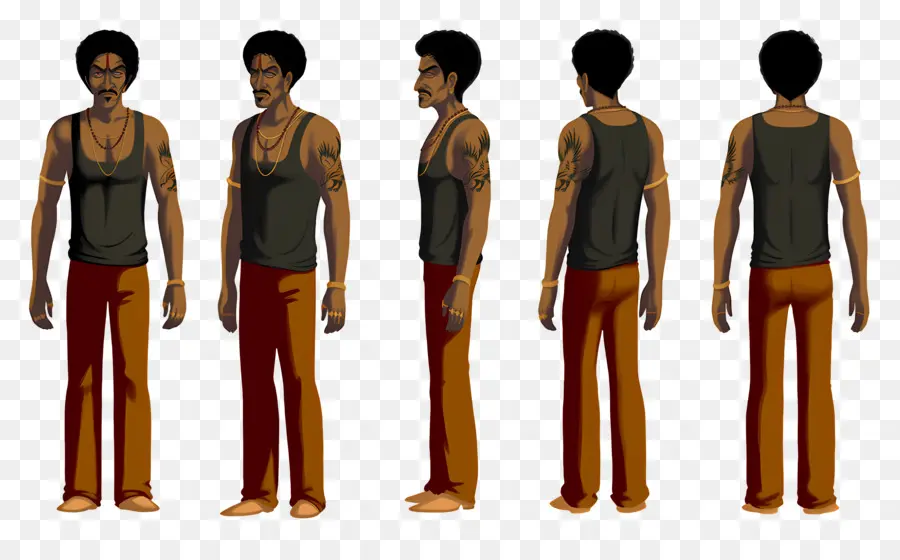 Mawar Bombay，Karakter Dalam Tank Top PNG