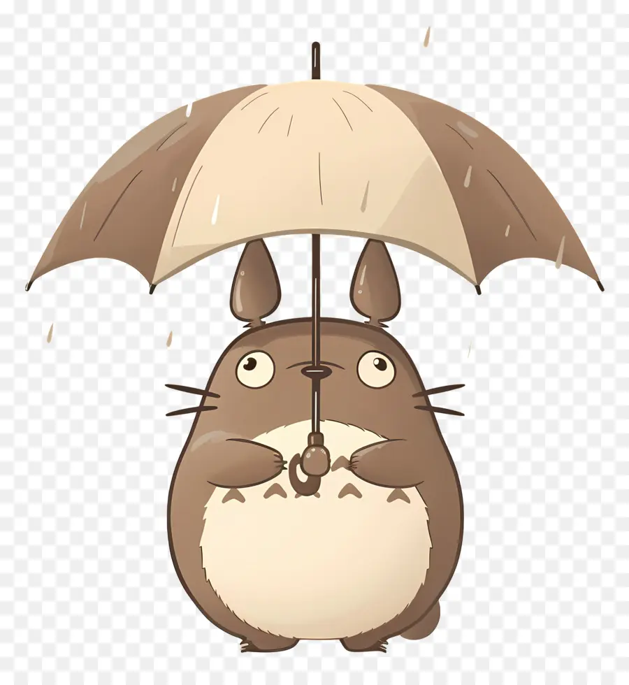 Totoro，Karakter Dengan Payung PNG