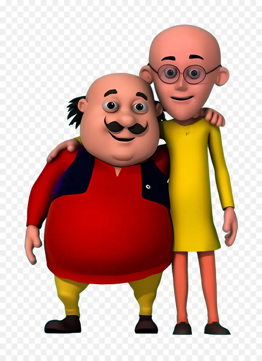 Motu Patlu，Dua Teman Kartun PNG