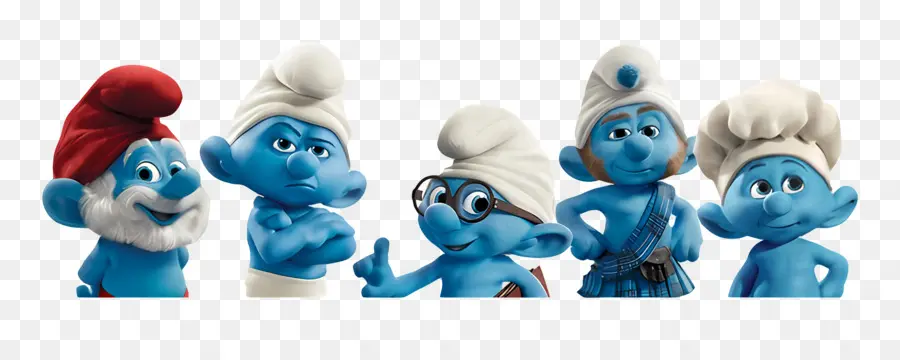 Smurf，Kelompok Karakter Kartun Biru PNG